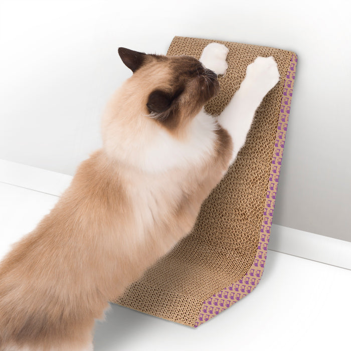 SmartyKat Scratch Ladder Angled Corrugate Cat Scratcher