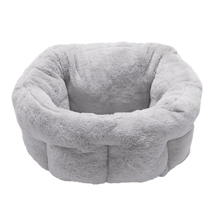 Luxe Fur Hi-Lo Cuddler Pet Bed