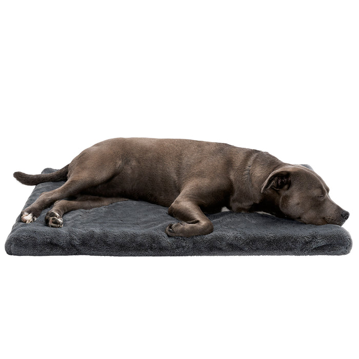 Crate Mat - Plush Faux Fur Orthopedic Pet Bed