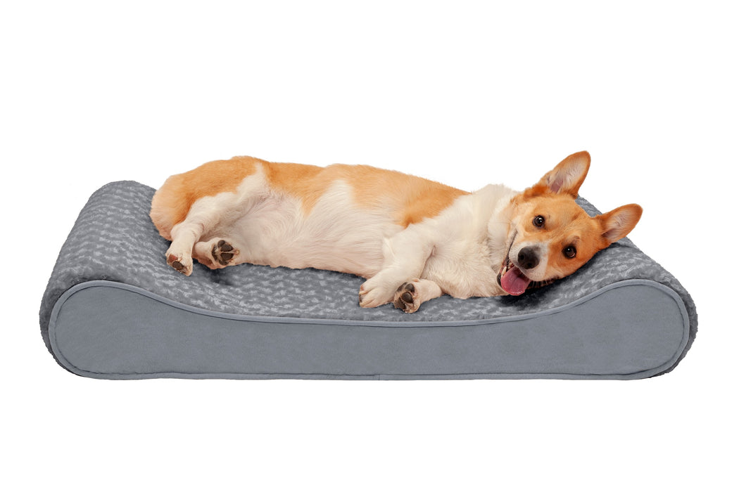 Luxe Lounger Contour Dog Bed - Ultra Plush
