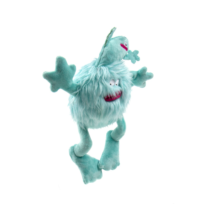 goDog - PlayClean Germs Squeaker Plush Dog Toy