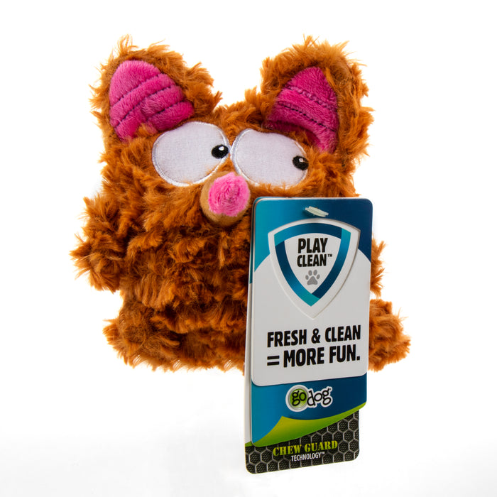 goDog - PlayClean Bush Monster Squeaker Plush Dog Toy