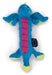 The goDog Skinny dragon in Small Blue option. A soft blue plush texture makes this toy a great cuddler!