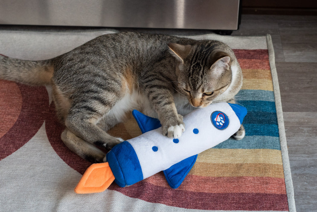 Catnip Kicker Cat Toy - Rocket