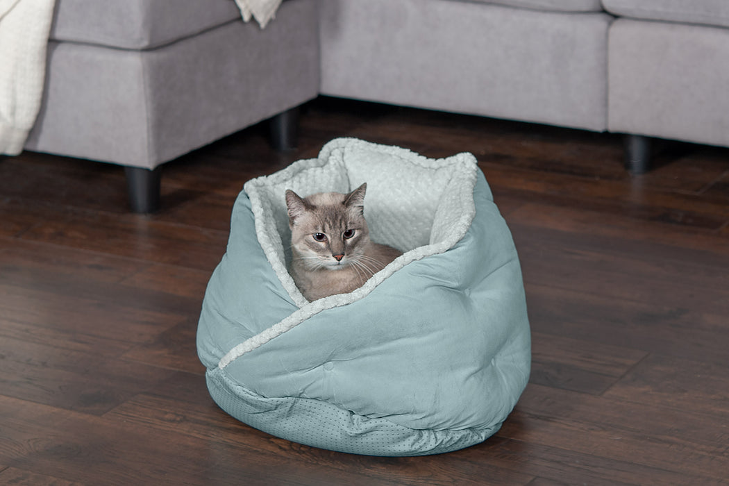 The hugging bear' calming cat bed- Lovely bed that cure cat