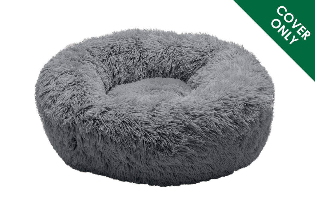 Calming Cuddler Long Fur Donut Dog Bed - Cover