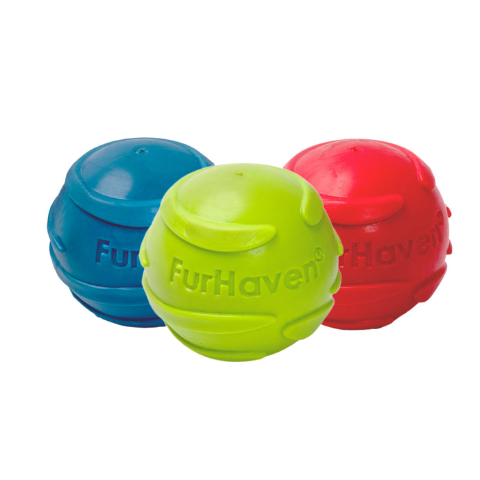 TPR Dog Toy - Fetch n Fun TPR Ball with Squeaker (3 pack)