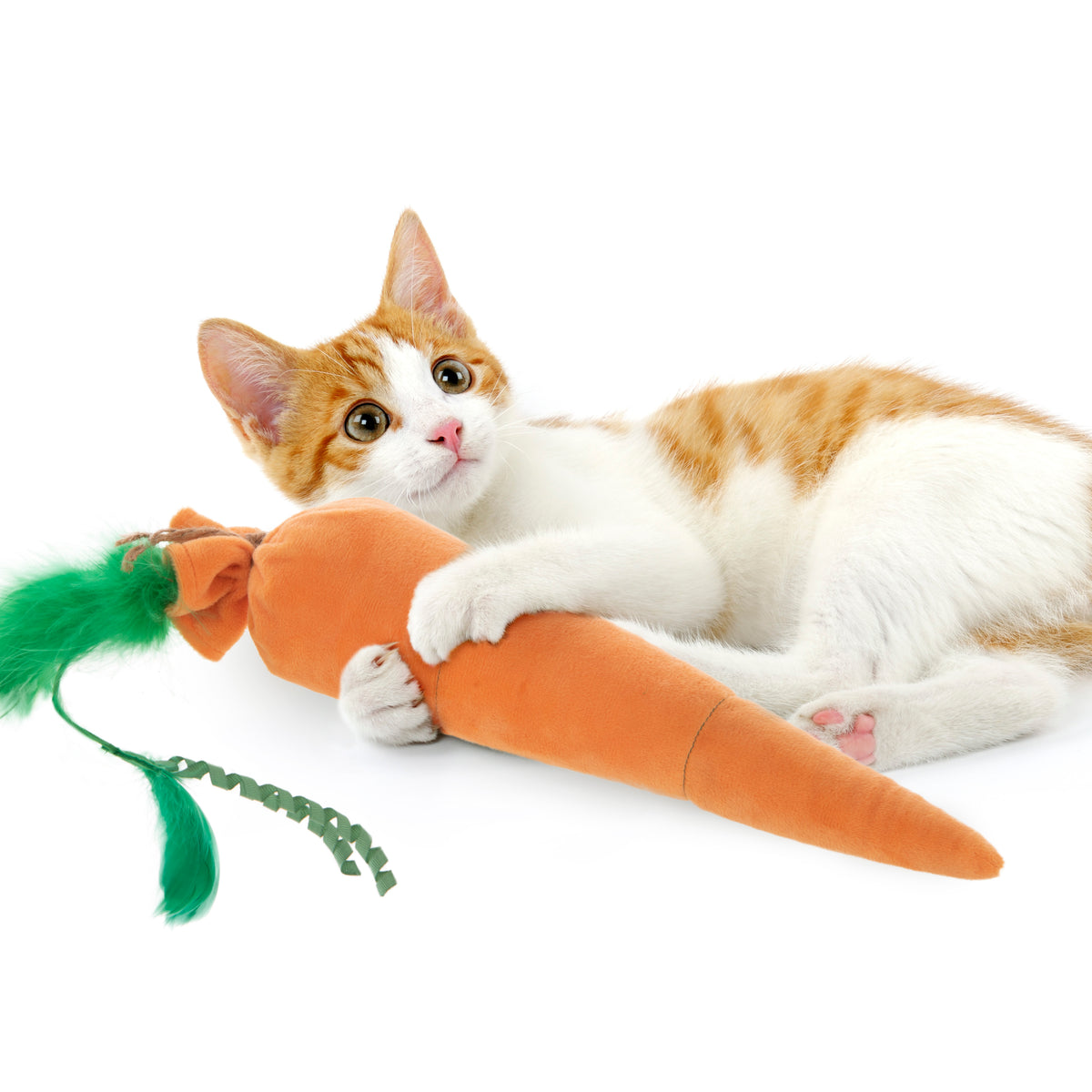 SmartyKat Kolossal Karrot Catnip Kicker Cat Toy
