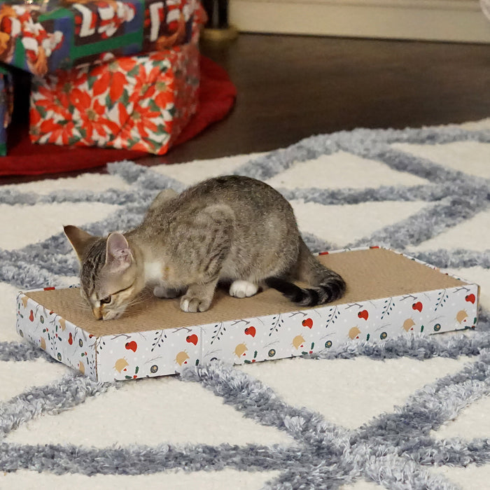 Shabbas/Hannukah and Christmas Corrugated Cat Scratchers