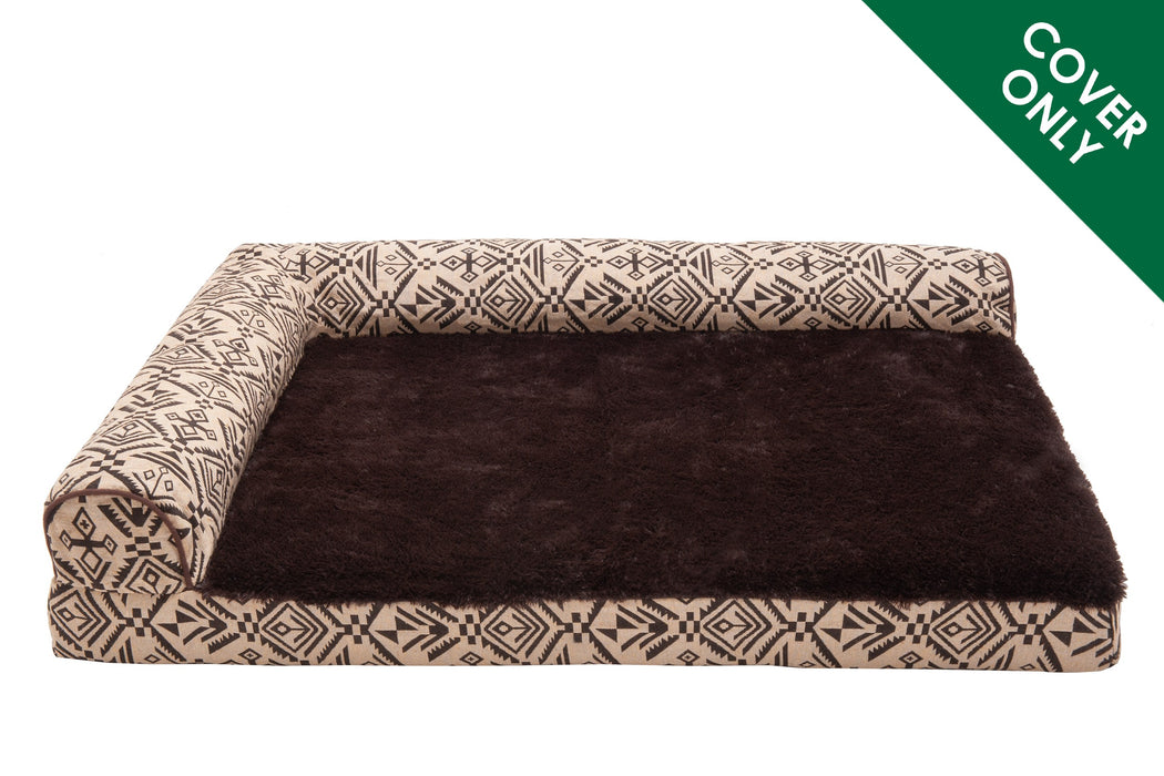 Deluxe Chaise Lounge Dog Bed - Southwest Kilim - Cover