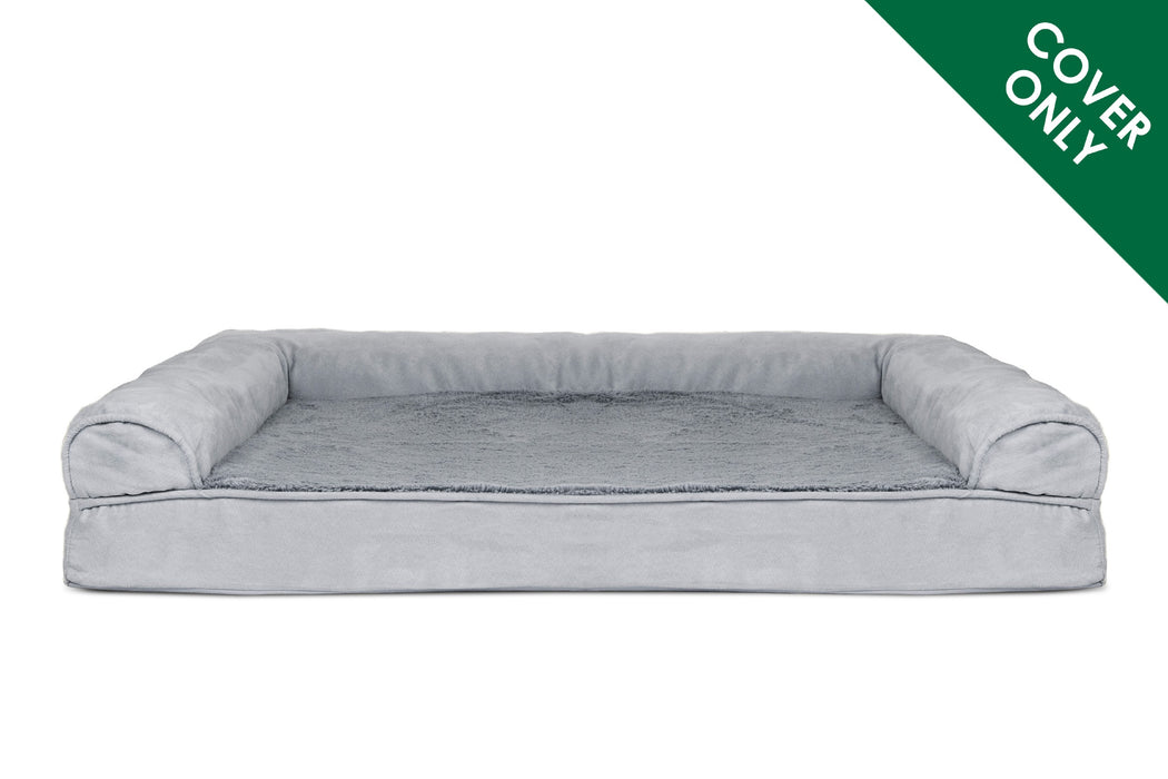 Sofa Dog Bed - Plush & Suede - Cover