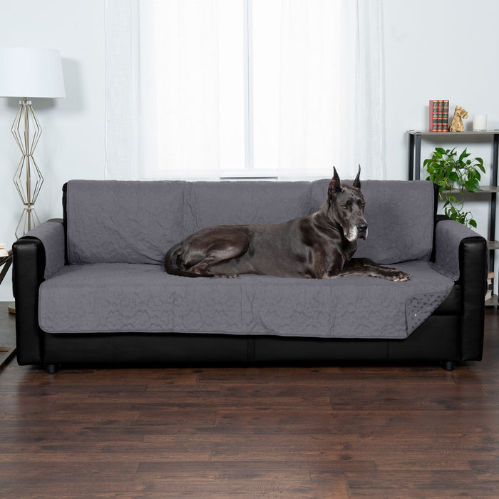 FurHaven Reversible Water-Resistant Furniture Protector Gray/Mist Sofa