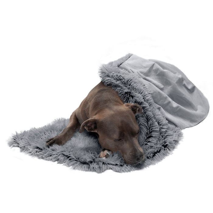 Waterproof Pet Throw Blanket - Long Fur & Velvet