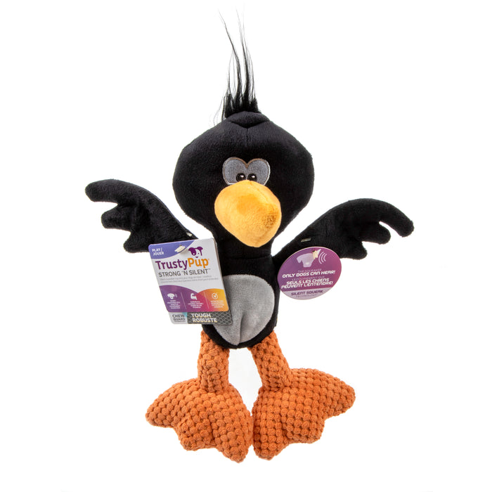 TrustyPup - Crow Silent Squeaky Plush Dog Toy