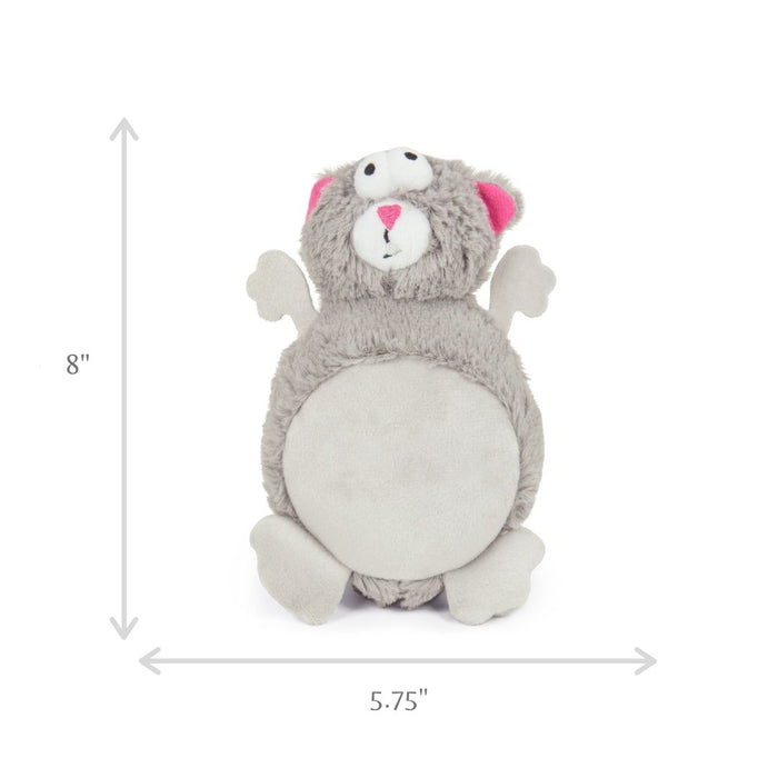 Dimensions displayed show that the godog action plush squirrel is 8" tall and 5.75" wide.