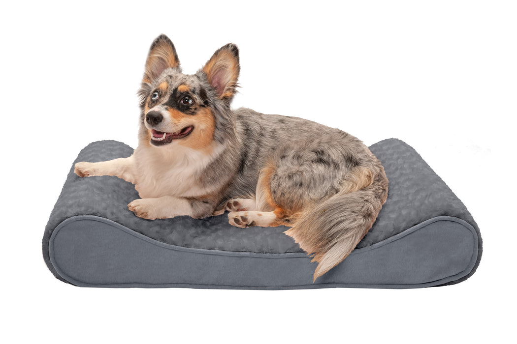 FurHaven Ultra Plush Luxe Lounger Orthopedic Cat & Dog Bed with Removable  Cover