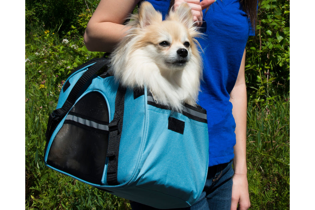 FurHaven Pet Tote with Weather Guard - Robin Blue (Small)
