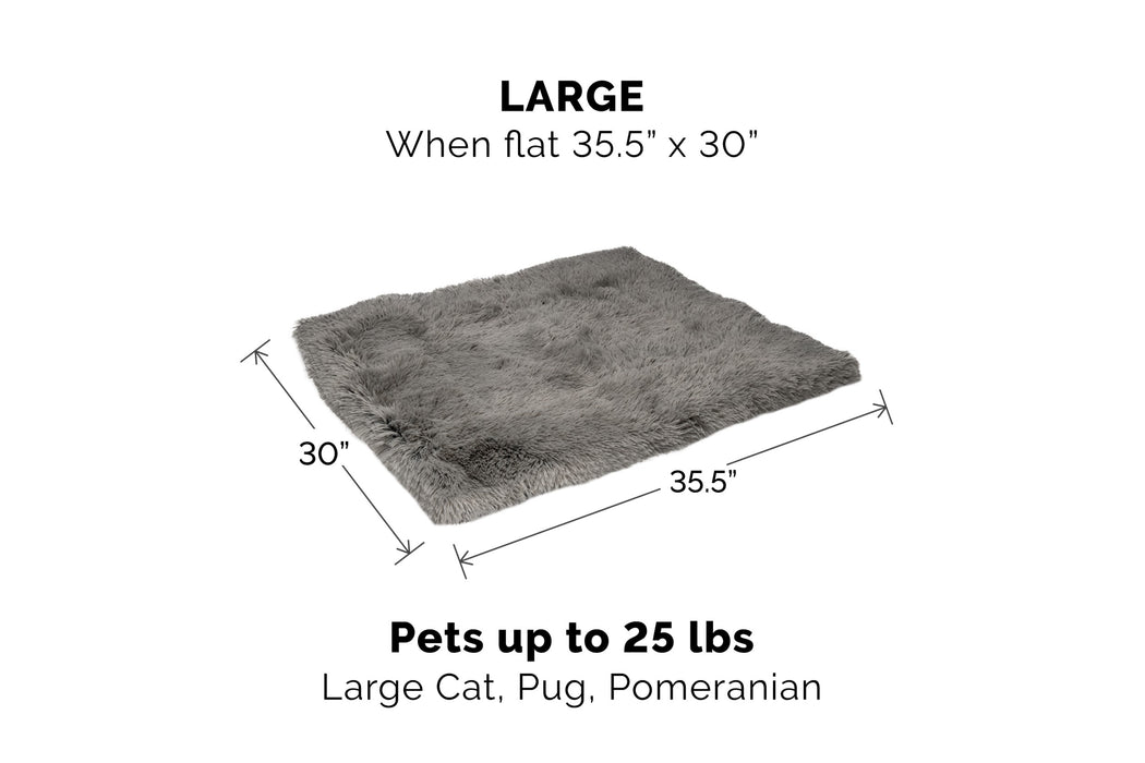 Self-Warming Convertible Cuddle Pet Mat & Bed