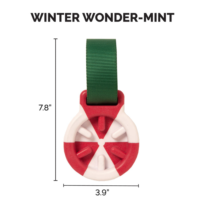 Winter Wonder-Mint Holiday Slow Feeder Dog Toy