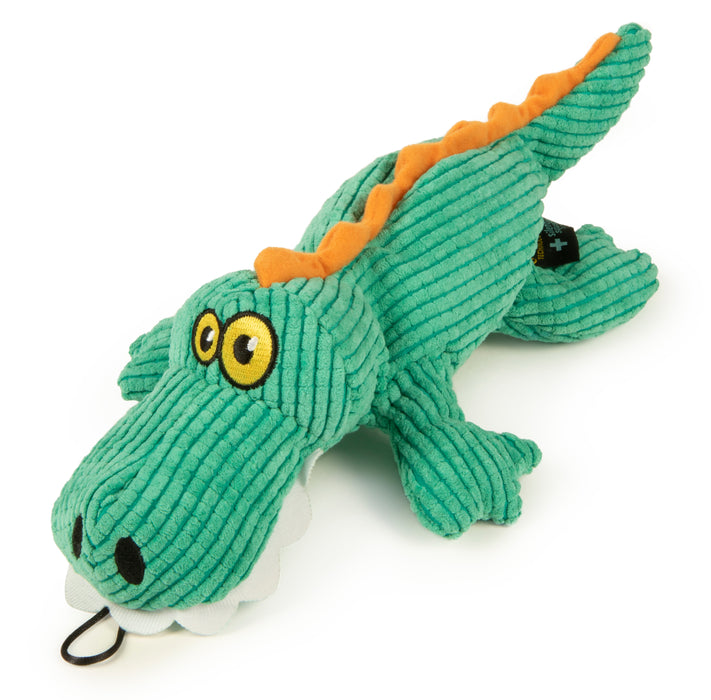 TrustyPup - Gator Silent Squeak Soft Plush Dog Toy — Furhaven Pet Products
